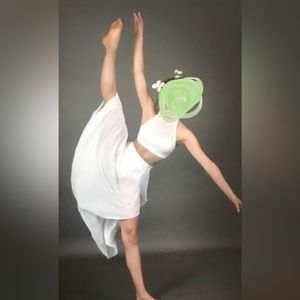 3 pieces lyrical dance costume